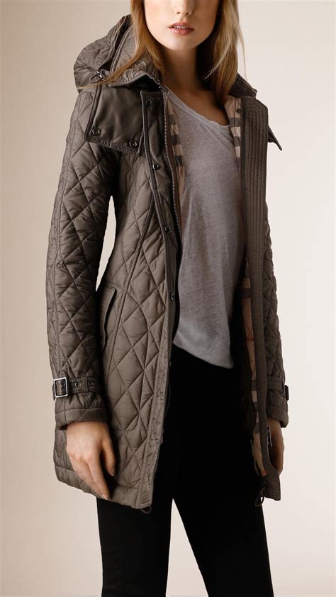 burberry quilted coat womens